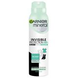 Deodorant Antiperspirant Spray - Garnier Mineral Invisible Protection 48h Black White Colors Fresh Aloe, 150 ml