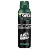 Deodorant Antiperspirant Spray - Garnier Men Magnesium Ultra Dry 72h, 150 ml