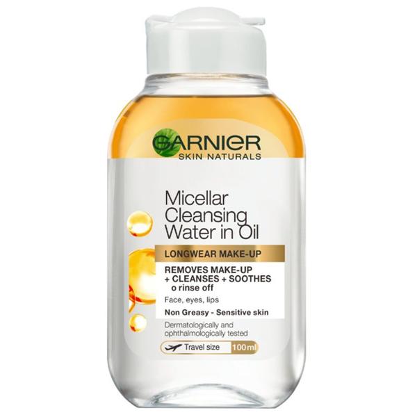 Apa Micelara Bifazica cu Ulei de Argan - Garnier Skin Naturals Micellar Cleansing Water in Oil Non Greasy - Sensitive Skin, 100 ml
