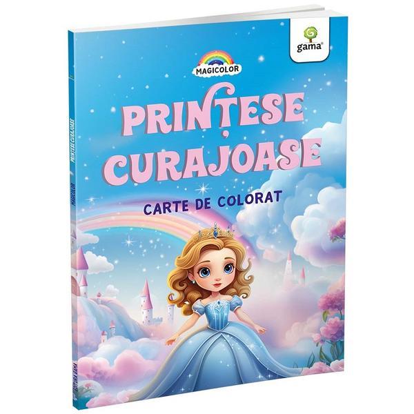 Printese Curajoase (Magicolor) - Carte de Colorat, Editura Gama