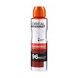 Deodorant Antiperspirant Spray pentru Barbati - L'Oreal Paris Men Expert Invincible 96H Non Stop, 150 ml