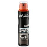 Deodorant Antiperspirant Spray pentru Barbati - L'Oreal Paris Men Expert Carbon Protect 5in1, 150 ml