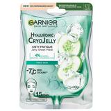 Masca Servetel Hidratanta cu Efect Racoritor - Garnier Hyaluronic CryoJelly Anti-fatigue Jelly Sheet Mask, 27 g