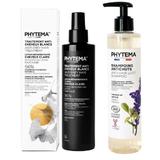 Set Tratament repigmentare pentru par alb sau grizonat, Classic, Positiv'Hair si Sampon anti-cadere par Bio Shampooing Antichute, Phytema 150ml + 250ml