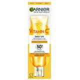 Crema Fluida cu SPF 50+ - Garnier Skin Naturals Vitamin C Daily UV Invisible, 40 ml