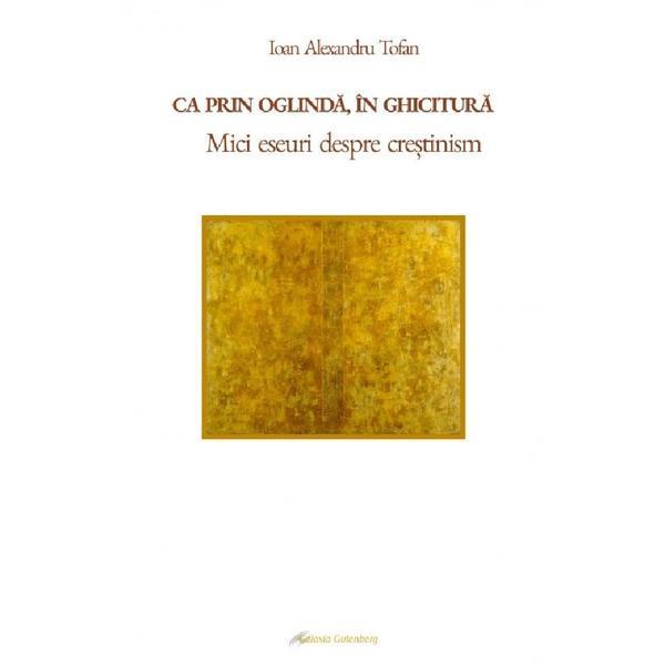 Ca prin oglinda, in ghicitura. Mici eseuri despre crestinism - Ioan Alexandru Tofan, editura Galaxia Gutenberg