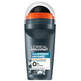 Deodorant Antiperspirant Roll-On pentru Barbati - L'Oreal Paris Men Expert Magnesium Defense Hypoallergenic 48H, 50 ml