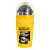Deodorant Antiperspirant Roll-On pentru Barbati - L'Oreal Paris Men Expert Invincible Sport 96H, 50 ml