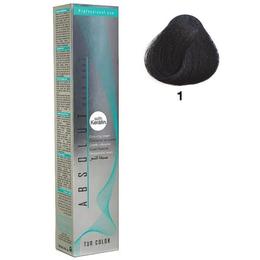 Vopsea de par 100 ml Absolut Hair Care, nuanta 1, negru
