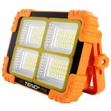 Lampa Solara Teno®, 4 moduri de iluminare, protectie IP66, lumini de urgenta, power bank, portabila, Waterproof, exterior, portocaliu