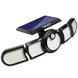 Lampa Solara Teno®, 5 Capete, senzor de miscare, 3 moduri de iluminare, exterior, negru
