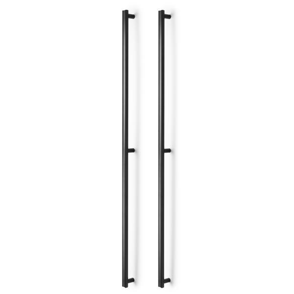 Set manere spatiale double Moon Big, finisaj negru periat, L:1096 mm