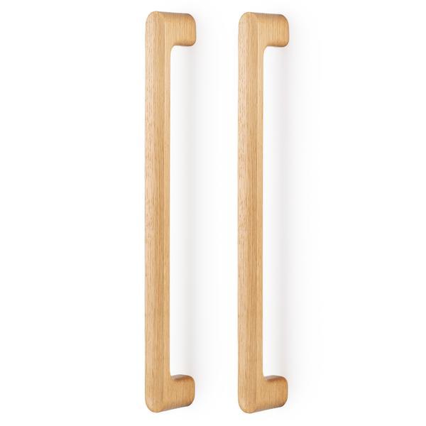 Set manere spatiale double Luv Wood Big, finisaj stejar, L:418,5 mm