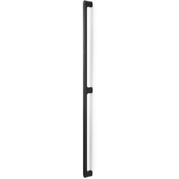 Maner spatial single Luv Wood Big, finisaj frasin negru mat lacuit, L:1026,5 mm