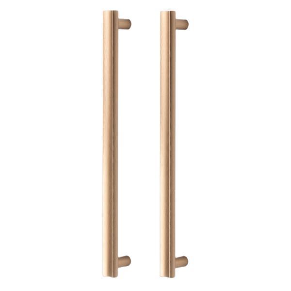 Set manere spatiale double Moon Big, finisaj alama cava periata, L:424 mm