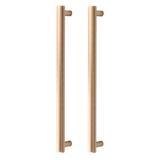 Set manere spatiale double Moon Big, finisaj alama cava periata, L:424 mm