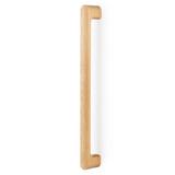 Maner pentru mobila Luv Wood Big, finisaj stejar, L:418,5 mm