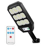 Lampa Solara Stradala 189 Led-uri Teno®, senzor de miscare, 3 moduri de iluminare, protectie IP65, Waterproof, exterior, negru