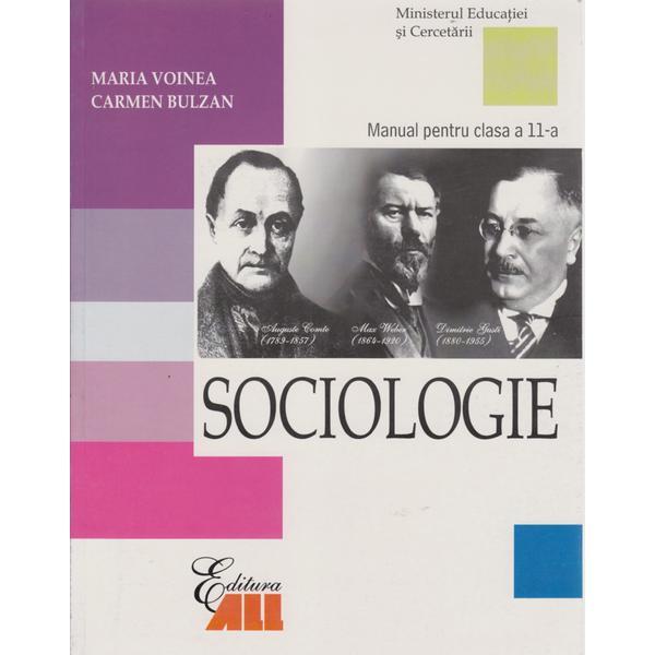 Manual sociologie Clasa 11 - Maria Voinea, Carmen Bulzan, editura All