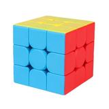 Cub Rubik Magic Cube Magnetic Teno®, speed puzzle, stickerless, dezvoltarea inteligentei, 3x3x3, multicolor