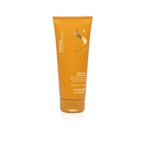 Tratament Hranitor pentru Parul Expus la Soare - Alfaparf Semi di Lino Sunshine After Sun Treatment, 200 ml