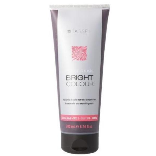 Masca coloranta par Tassel Bright Color Ciocolatie, hranire si reparare - 200ml