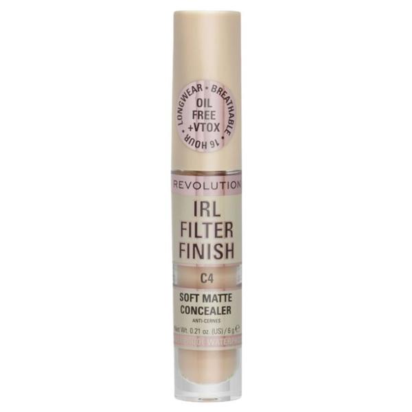 Corector - Makeup Revolution IRL Filter Finish Concealer, nuanta C4, 6 g