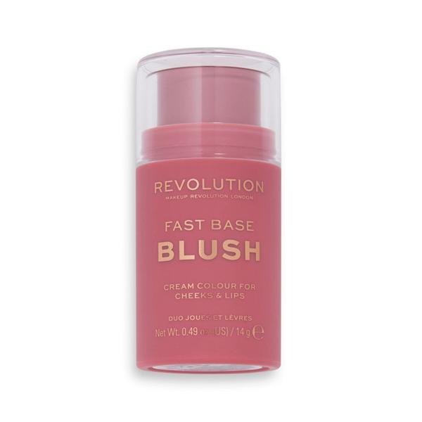 Fard Cremos pentru Obraz - Makeup Revolution Fast Base Blush Stick, nuanta Bare, 14 g