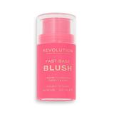Fard Cremos pentru Obraz - Makeup Revolution Fast Base Blush Stick, nuanta Rose, 14 g