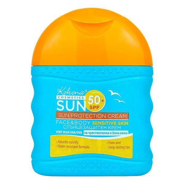 Crema de Protectie Solara Sun SPF50 - Sun Protection Cream, Kokona, 75 ml