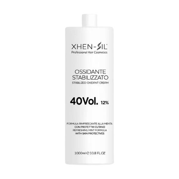 Oxidant Crema pentru Vopsea 40 Vol. 12% - Xhen-Sil Stabilized Oxidant Cream, 1000 ml