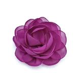 Brosa floare trandafir din voal culoarea purpuriu, Rose, Corizmi