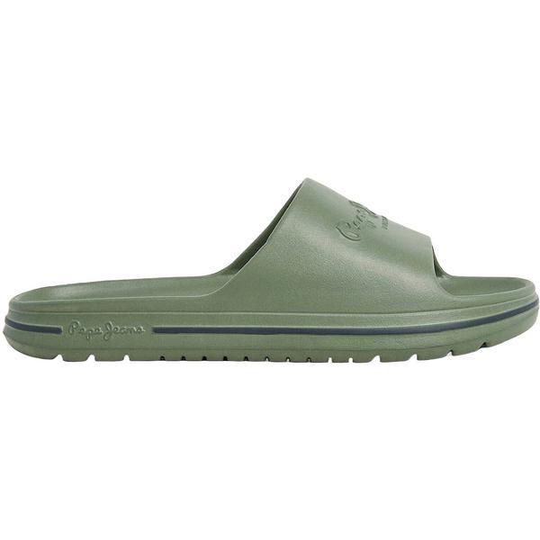 Slapi barbati Pepe Jeans Beach Slide M Online PMS70159-701, 43, Verde