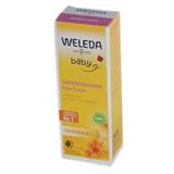 Crema hidratanta faciala, cu galbenele, Baby Weleda, 75 g