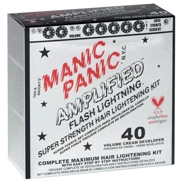 Kit pentru Decolorare - Manic Panic Amplified Flash Lightning 40 Vol., 1 pachet