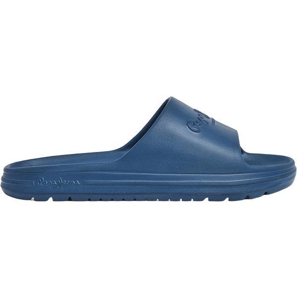 Slapi barbati Pepe Jeans Beach Slide M PPMS70159-599, 40, Albastru