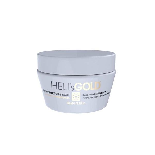 Masca Restructuranta pentru Par Uscat si Degradat - Heli&#039;s Gold Restructure Masque Deep Repair & Restore For Dry, Damaged & Coarse Hair, 100 ml