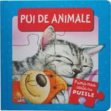 Prima Mea Carte cu Puzzle - Pui de Animale, Editura Litera