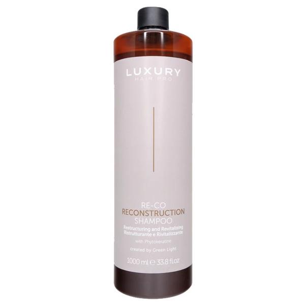 Sampon Restructurant si Revitalizant - Re-Co Reconstructiona Shampoo Luxury Hair Pro, Green Light, 1000 ml