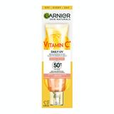 Crema Fluida Nuantatoare cu SPF 50+ - Garnier Skin Naturals Vitamin C Daily UV Glow, 40 ml