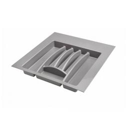 Suport organizare tacamuri,gri aluminiu, pentru latime corp 550 mm, montabil in sertar bucatarie - Maxdeco