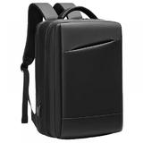 Rucsac pentru laptop 15.6 inch MingLu capacitate 20-39L port USB impermeabil antifurt unisex dimensiuni 300 x 130 x 430 mm negru