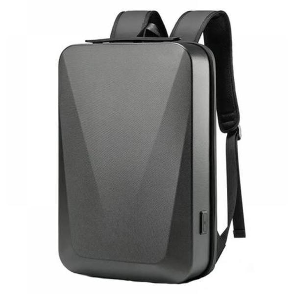 Rucsac pentru laptop 15.6 inch MingLu 20L port Usb impermeabil unisex blocare Tsa carcasa tare slim negru