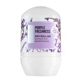 Deodorant Natural pe Baza de Piatra de Alaun pentru Femei, cu Lavanda si Bergamota - Biobaza Deo Roll-On Purple Freshness, 50 ml