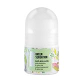 Deodorant Natural pe Baza de Bicarbonat de Sodiu pentru Femei - Biobaza Roll-On Green Tea Sensation, Travel Size, 20 ml
