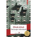 Declaratie individuala - Elfriede Jelinek, editura Polirom