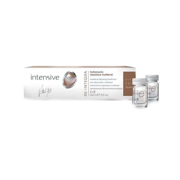 Tratament Reparator - Vitality's Intensive Aqua Re-Integra Multilevel Repairing Treatment, 12 fiole x 7ml