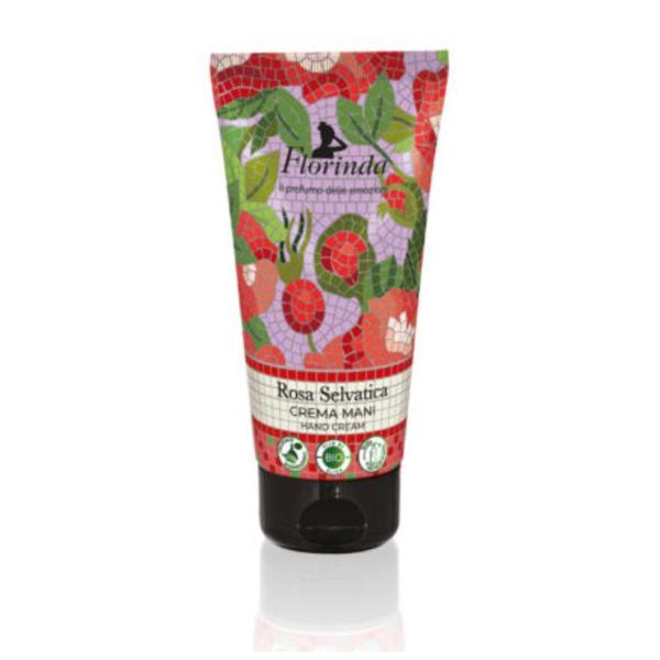 Crema de Maini Vegetala cu Parfum de Trandafir Salbatic - La Dispensa Florinda Crema Mani Rosa Selvatica, 75 ml