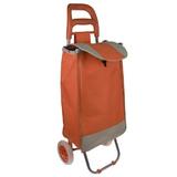 Carucior de piata pliabil, 40 litri, cu 2 roti, maro - 2990m