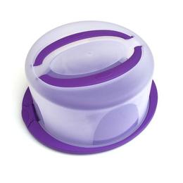 Platou pentru tort rotund violet - maxdeco